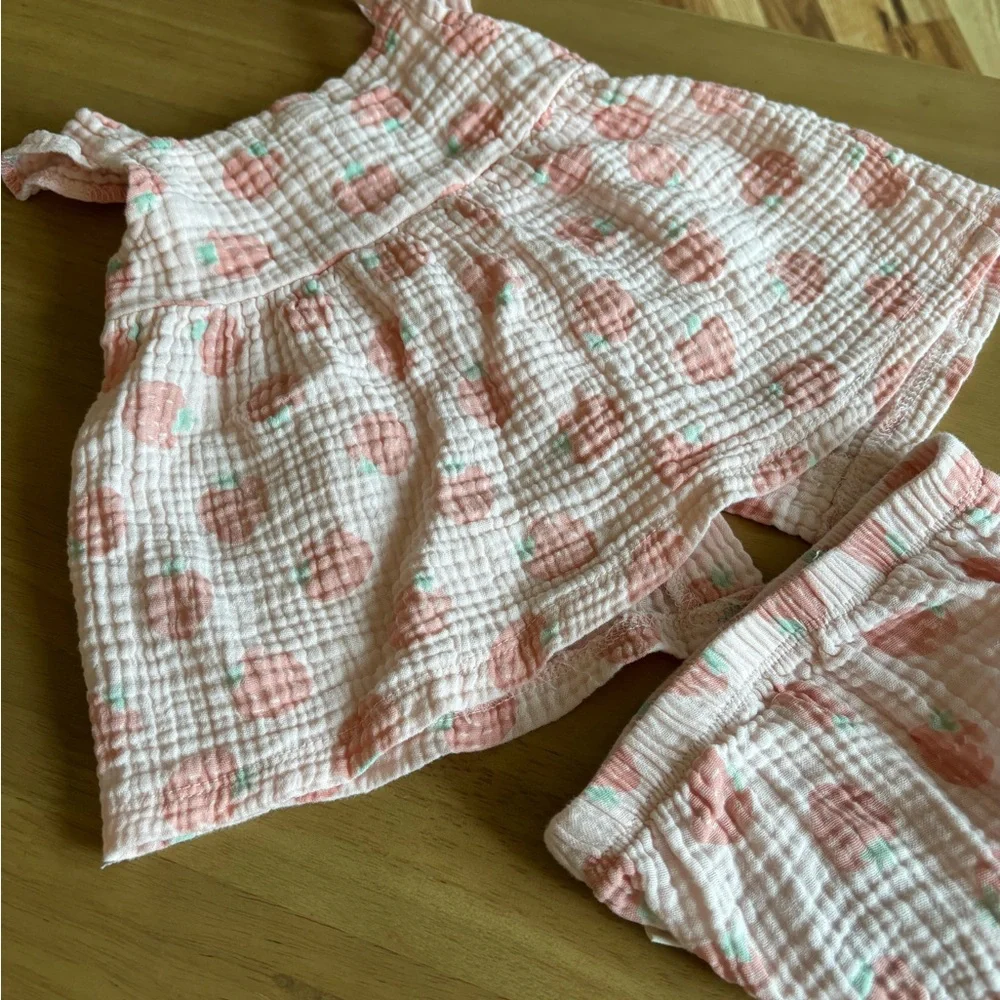 Pink Baby Dress with Matching Bloomers